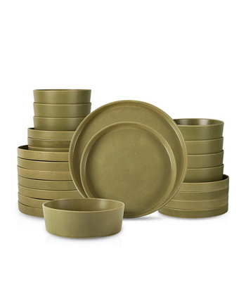 MODAN Stoneware 24 Pc. Set, Service for 8 Stone by Mercer Project