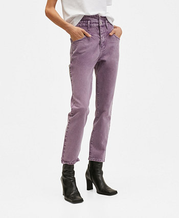 Женские облегающие джинсы с высокой талией MANGO