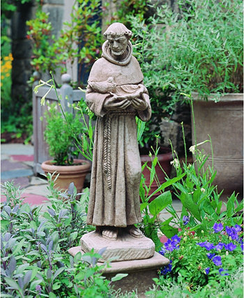 Святой Франциск со скульптурой из ракушек Campania International