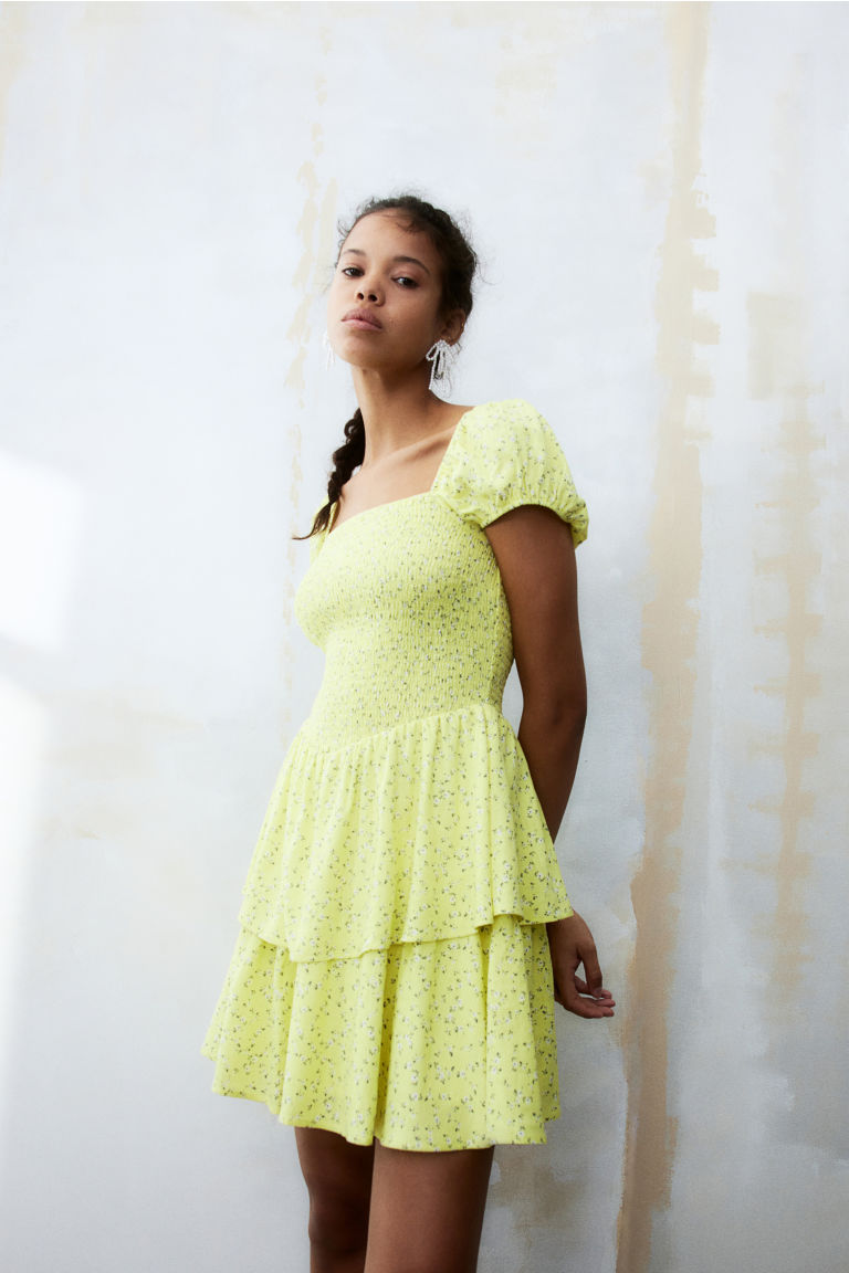 Женское Платье из Льна и Вискозы H&M H&M