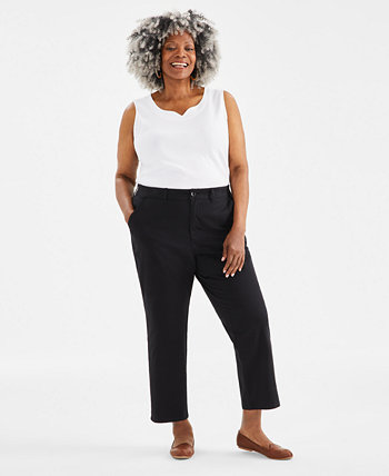 Plus Size Classic Chino Pants, Created for Macy's Style & Co