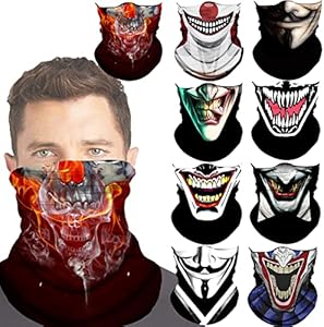 Повязка на шею Gdlpengru Neck Gaiter Face Cover Gator Mask Bandana Scarf Neck Warmer Balaclava Headband Headwear Head Wrap для улицы Gdlpengru