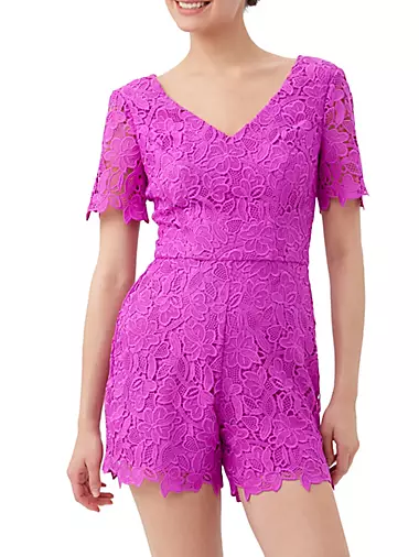 Faraglioni Lace Romper Trina Turk