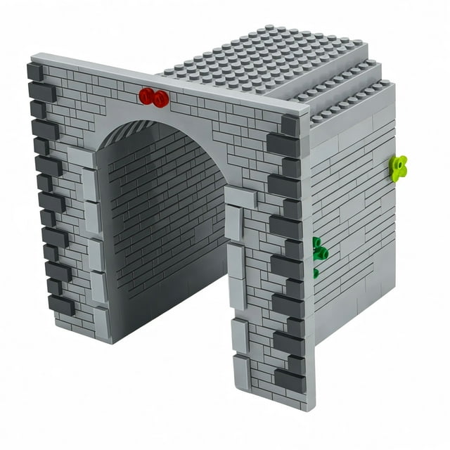 Train Tunnel Set Mountain Railway Track Parts Building Blocks | General Jim&rsquo;s Toys General Jim's Toys & Bricks