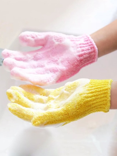 1шт случайная отшелушивающая перчатка для ванны GOOLVV1254 Accessory Store