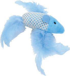 Turbo Random Fun Cat Toy with Catnip, Feather Fish Turbo