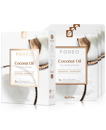 Маска Farm To Face Sheet Mask - Coconut Oil, 3-Pk. FOREO