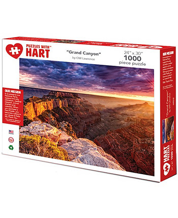 Grand Canyon 24" x 30" By Ow Lawrence Set, 1000 Pieces Hart Puzzles