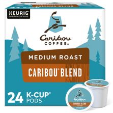 Caribou Coffee® Caribou Blend Coffee, стручки K-Cup® средней обжарки, 24 шт. KEURIG