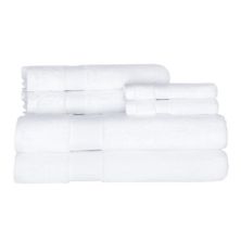 Set of Six Premium Becci Classic Turkish Towels, 2 of Each, 30x54 Bath, 16x27 Hand, 12x12 Washcloth Towels Beyond