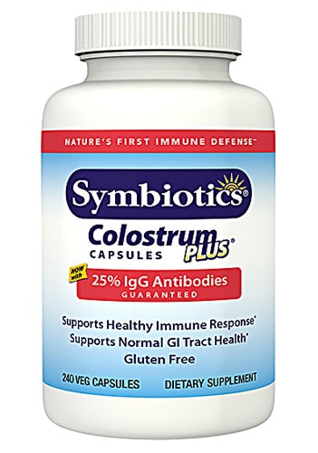 Symbiotics Colostrum Plus® -- 240 вегетарианских капсул Symbiotics