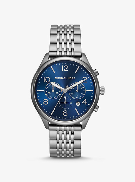 Michael Kors Merrick Gunmetal Tone