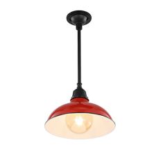 Jasper Farmhouse Industrial Indoor/outdoor Iron Led Pendant Jonathan Y Designs