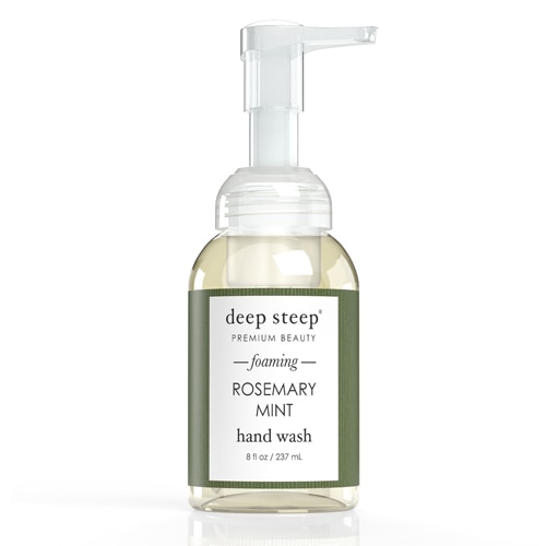 Deep Steep Premium Beauty Classic Пенящееся средство для мытья рук с розмарином и мятой -- 8 жидких унций Deep Steep