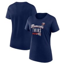 Women's Fanatics Branded Navy Minnesota Twins Logo T-Shirt Fanatics