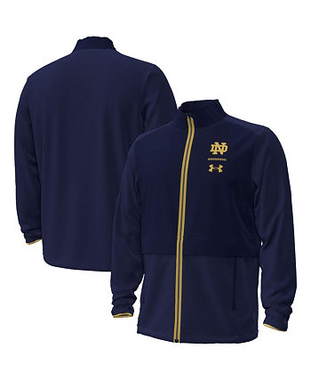 Мужская Куртка Under Armour С Полной Молнией Колледжа Футбола Notre Dame Fighting Irish 2023 Aer Lingus Under Armour