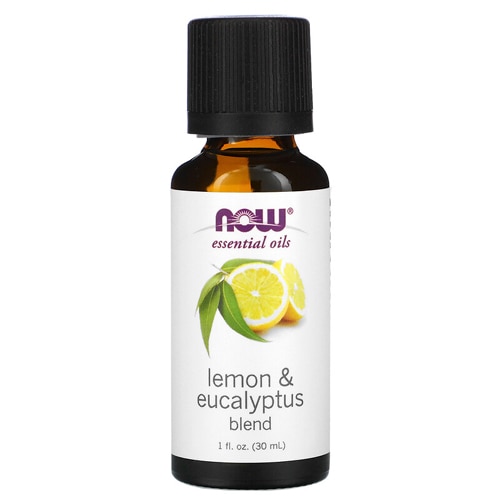 Эфирные масла NOW Lemon &amp; Смесь эвкалипта — 1 жидкая унция NOW Foods