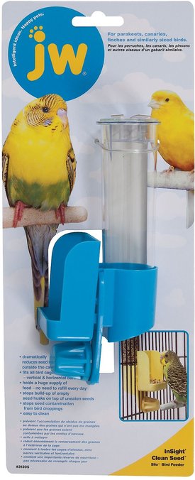 JW Pet Clean Seed Silo Bird Feeder JW Pet