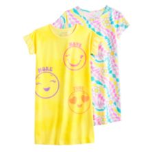 Комплект из 2 ночных рубашек с короткими рукавами Cuddl Duds® для девочек 4–12 лет Cuddl Duds