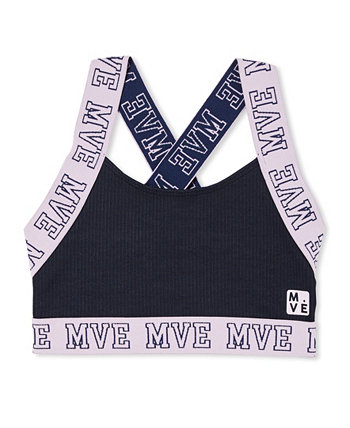 Little Girls The Wide Strap Crop Top COTTON ON