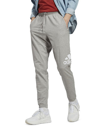 Мужские спортивные джоггеры Essentials из одинарного джерси с зауженным значком Adidas