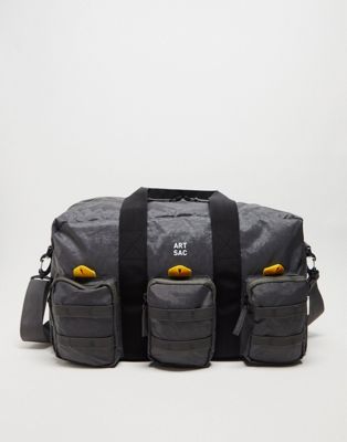 Серая дорожная сумка с тремя карманами ARTSAC Artsac