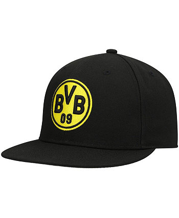 Men's Black Borussia Dortmund Dawn Snapback Hat Fi Collection