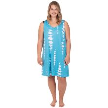 Плюс размер Платье-накидка для плавания Portocruz Tie-Dye с закручивающейся спиной Portocruz