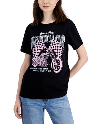 Хлопковая футболка с круглым вырезом для мотоциклетного клуба Grayson Threads, The Label