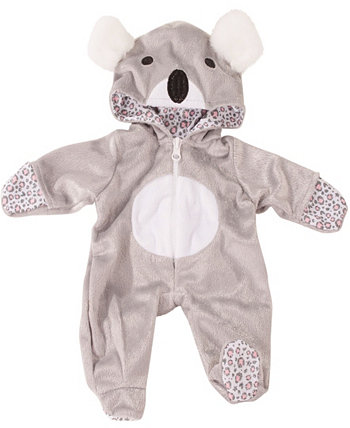 Цельный костюм медведя коалы, пижама, спальное место Gotz