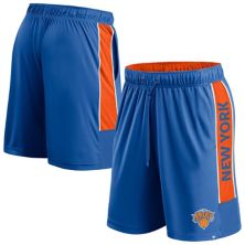 Men's Fanatics Branded Blue New York Knicks Game Winner Defender Shorts Unbranded