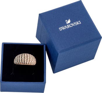 Роскошное массивное кольцо с кристаллами Swarovski - размер 8 Swarovski
