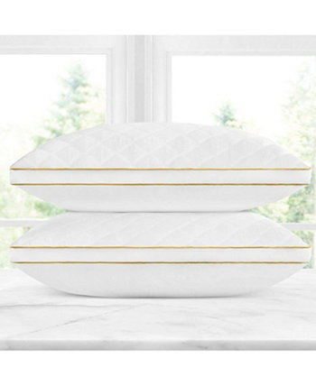 Italian Luxury Quilted Pillow - Queen, Set of 2 Dr Pillow