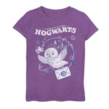Девочки 7-16 Гарри Поттер &#34;Жду письма из Хогвартса&#34; Футболка с изображением совы Harry Potter