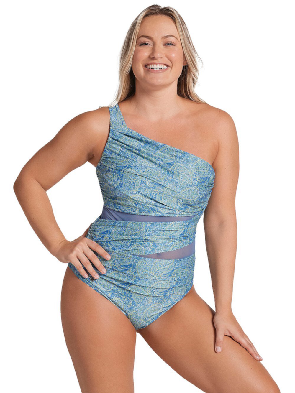 One-Shoulder Shaping Swimsuit Leonisa Shapewear