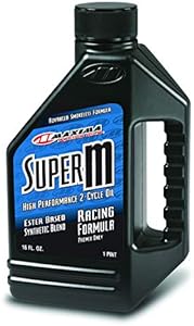 Maxima Racing Oils 20901-2PK Super M Premix 2-Stroke Premix Oil 1L Bottle, 2-Pack Maxima