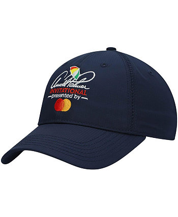 Women's Navy Arnold Palmer Invitational Logo Houndstooth Tech Adjustable Hat Kate Lord