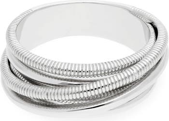 Кольцо из стерлингового серебра с витой аурой Judith Ripka