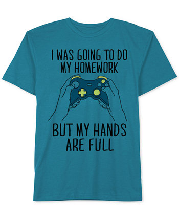 Хлопковая футболка с графическим принтом и видеоиграми Big Boys JEM