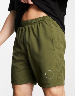 A Better Life Exists Active shorts in khaki Able Active