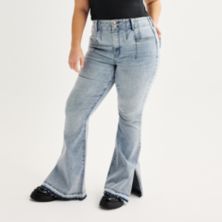 Расклешенные джинсы больших размеров SO® с высокой посадкой для юниоров SO