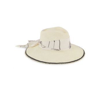 Шляпа Aguacate с длинными полями и тесьмой с принтом Sensi Studio
