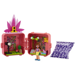 Конструктор LEGO Friends Olivia's Flamingo Cube 41662; Включает игрушку фламинго и игрушку мини-куклу; Портативный игровой набор станет отличным творческим подарком, новинка 2021 г. (41 предмет) Lego