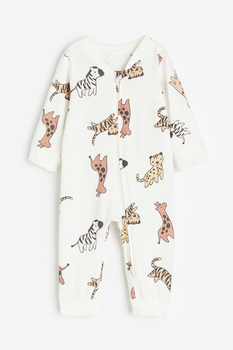 Пижамный комбинезон на молнии H&M