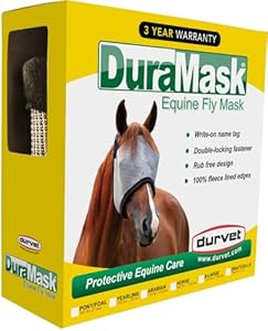 Маска от насекомых DuraMask для молодых лошадей, защита от мух Durvet