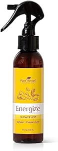 Plant Therapy Energize Shower Steamer Mist 4 oz Aromatherapy Spray for Energy, Made with Pure & Natural Essential Oils, Invigorating & Energizing Aroma, Great for Morning Showers, Made in USA Plant Therapy