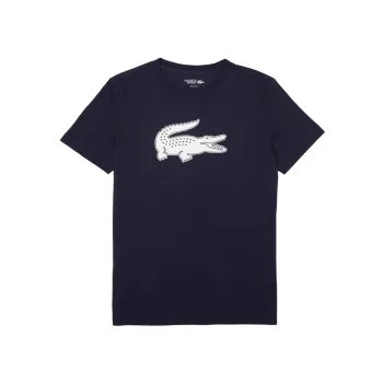Мужская футболка с контрастной печатью логотипа Lacoste Lacoste