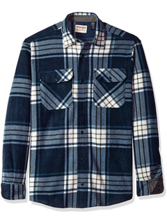Пиджак-рубашка из флиса в клетку с длинным рукавом Wrangler