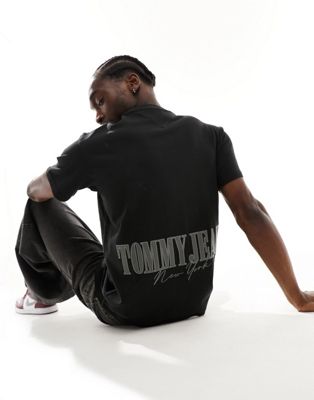 Черная свободная футболка с логотипом Tommy Jeans Tommy Jeans