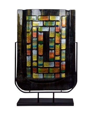 Прямоугольная ваза 19 x 12 дюймов Jasmine Art Glass